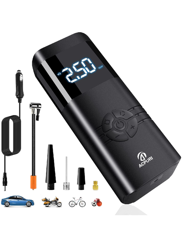 ACPURI - COMPRESSOR DIGITAL DE AR PORTÁTIL - Tools BR