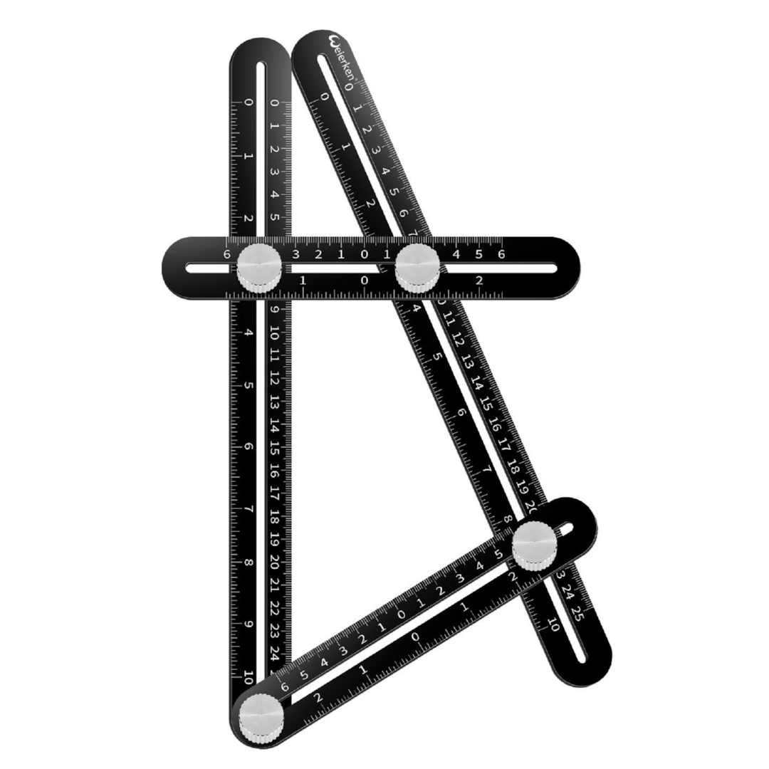 ANGLE IZER - ESQUADRO MULTI-ÂNGULO EM LIGA DE ALUMÍNIO