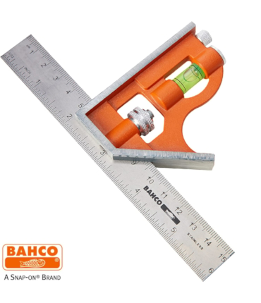 BAHCO SNAP-ON - ESQUADRO COMBINADO - 15 CM