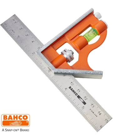 BAHCO SNAP-ON - ESQUADRO COMBINADO - 15 CM