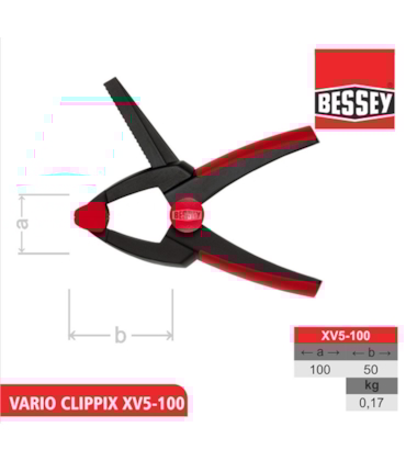 BESSEY - GRAMPO VARIO CLIPPIX XV5-100 BESSEY - GRAMPO VARIO CLIPPIX XV5-100