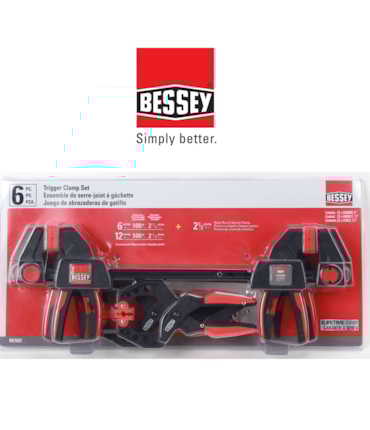 BESSEY - KIT COM GRAMPOS PROFISSIONAIS BESSEY - KIT COM GRAMPOS PROFISSIONAIS
