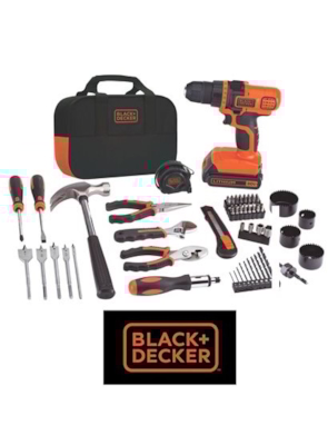 BLACK & DECKER - KIT DE FERRAMENTAS IMPORTADO BLACK & DECKER - KIT DE FERRAMENTAS IMPORTADO