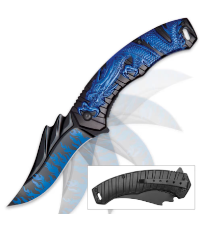 BLACK LEGION - CANIVETE BLUE DRAGONFIRE - BV394