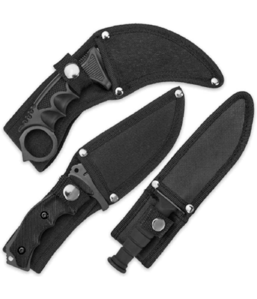 BLACK LEGION - CONJUNTO DE FACAS MIDNIGHT BLACK TRIPLE - BV445