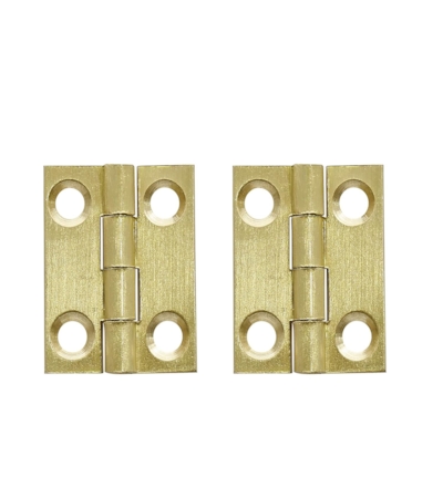 BOXMAN - DOBRADIÇA LATONADA COM 4 FUROS - 2 PCS