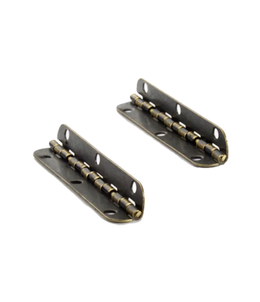 BOXMAN - DOBRADIÇAS COR OURO VELHO PARA PORTAS E GAVETAS - 65 MM - 2 PCS BOXMAN - DOBRADIÇAS COR OURO VELHO PARA PORTAS E GAVETAS - 65 MM - 2 PCS