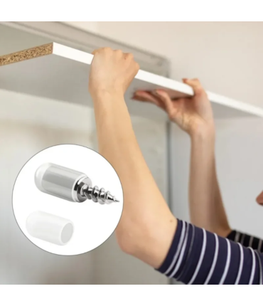 BOXMAN - PARAFUSO DE SUPORTE PARA PRATELEIRAS - 10 PCS BOXMAN - PARAFUSO DE SUPORTE PARA PRATELEIRAS - 10 PCS