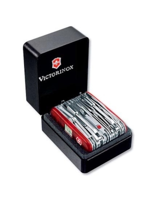 Canivete SwissChamp Vermelho Translúcido 80 Funções 1.6795.XAVT - VICTORINOX Canivete SwissChamp Vermelho Translúcido 80 Funções 1.6795.XAVT - VICTORINOX