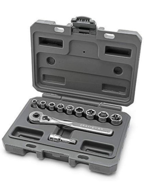 CRAFTSMAN - CONJUNTO CHAVE CATRACA MÉTRICO - 11 PCS CRAFTSMAN - CONJUNTO CHAVE CATRACA MÉTRICO - 11 PCS