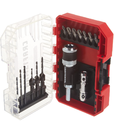 CRAFTSMAN - CONJUNTO DE BITS E BROCAS - 15 PCS