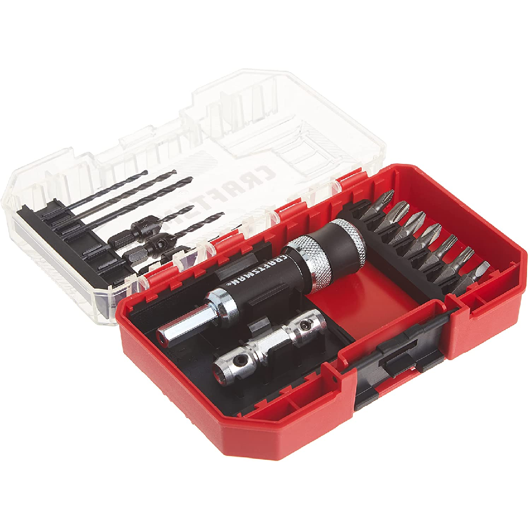 CRAFTSMAN - CONJUNTO DE BITS E BROCAS - 15 PCS