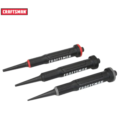 CRAFTSMAN - CONJUNTO DE PUNÇÕES - 3 PCS