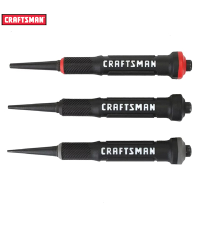 CRAFTSMAN - CONJUNTO DE PUNÇÕES - 3 PCS