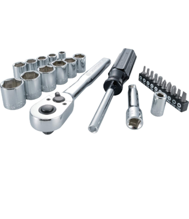 CRAFTSMAN - JOGO DE SOQUETES SEXTAVADOS E BITS - 24 PCS CRAFTSMAN - JOGO DE SOQUETES SEXTAVADOS E BITS - 24 PCS