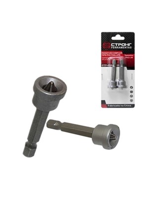 CTPOHR - STRONG - JOGO COM 2 BITS PARAFUSO DIMPLER TIPO PHILLIPS PH2 PARA DRYWALL