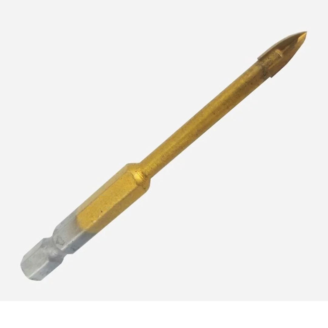 CTPOHR – STRONG – BROCA PARA VIDRO 8 MM PONTA CRUZADA COM REVEST. EM TITÂNIO