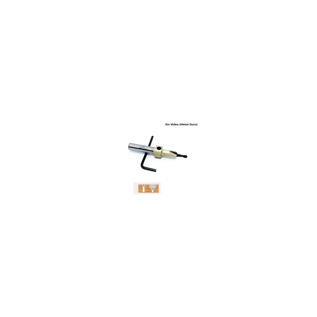 CTPOHR – STRONG – ESCAREADOR 45º 8 MM DE VÍDEA COM BROCA DE 2.5 MM