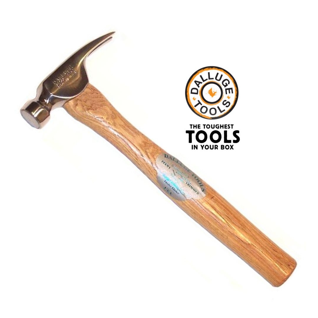 DALLUGE - 1600 - FINISHING HAMMER - MARTELO PARA ACABAMENTOS - 16 OZ