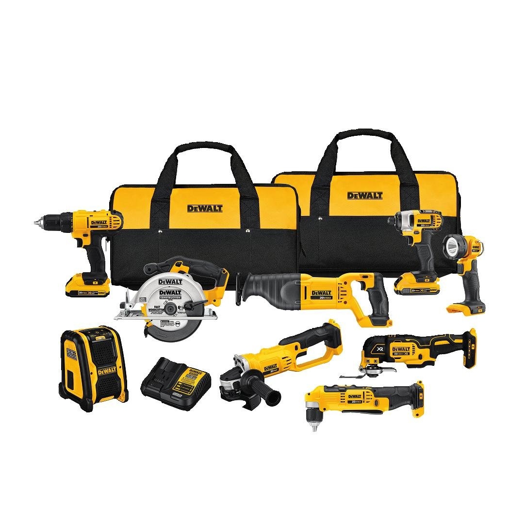 DEWALT - COMBO DE 9 MÁQUINAS À BATERIA - 20V - DCK940D2