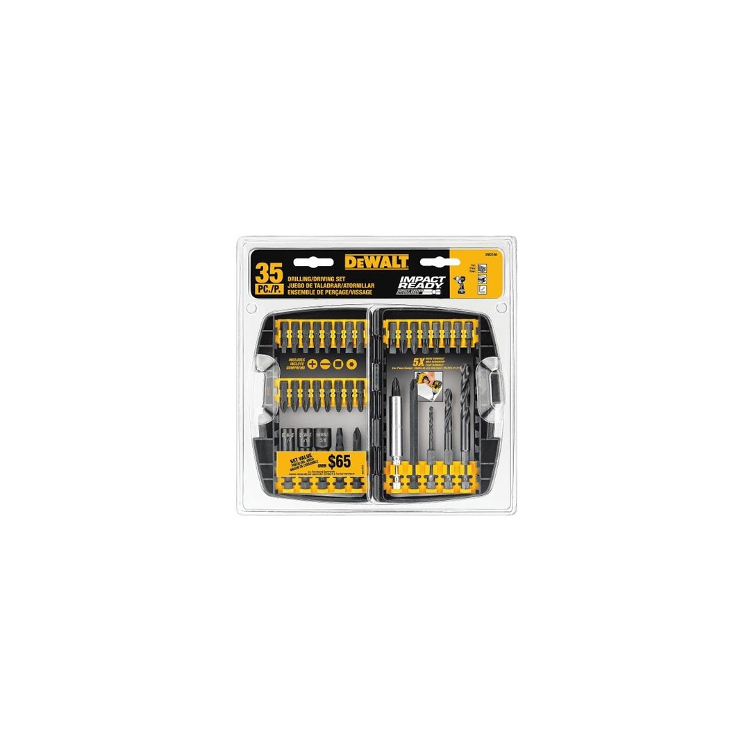 DEWALT - ESTOJO COM 35 BITS PARA PARAFUSAR E FURAR - DW2180