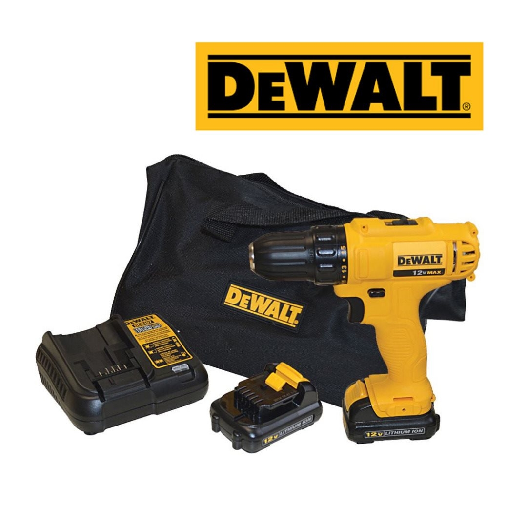 DEWALT - FURADEIRA PARAFUSADEIRA 3/8" 12V ÍON LÍTIO - DCD700C2 - BR