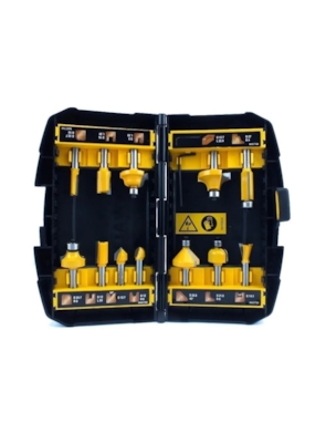 DEWALT - KIT DE FRESAS PARA TUPIA - 12 PECAS DEWALT - KIT DE FRESAS PARA TUPIA - 12 PECAS