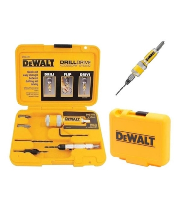 DEWALT - KIT PARA FURAR E PARAFUSAR - 8 PEÇAS DEWALT - KIT PARA FURAR E PARAFUSAR - 8 PEÇAS