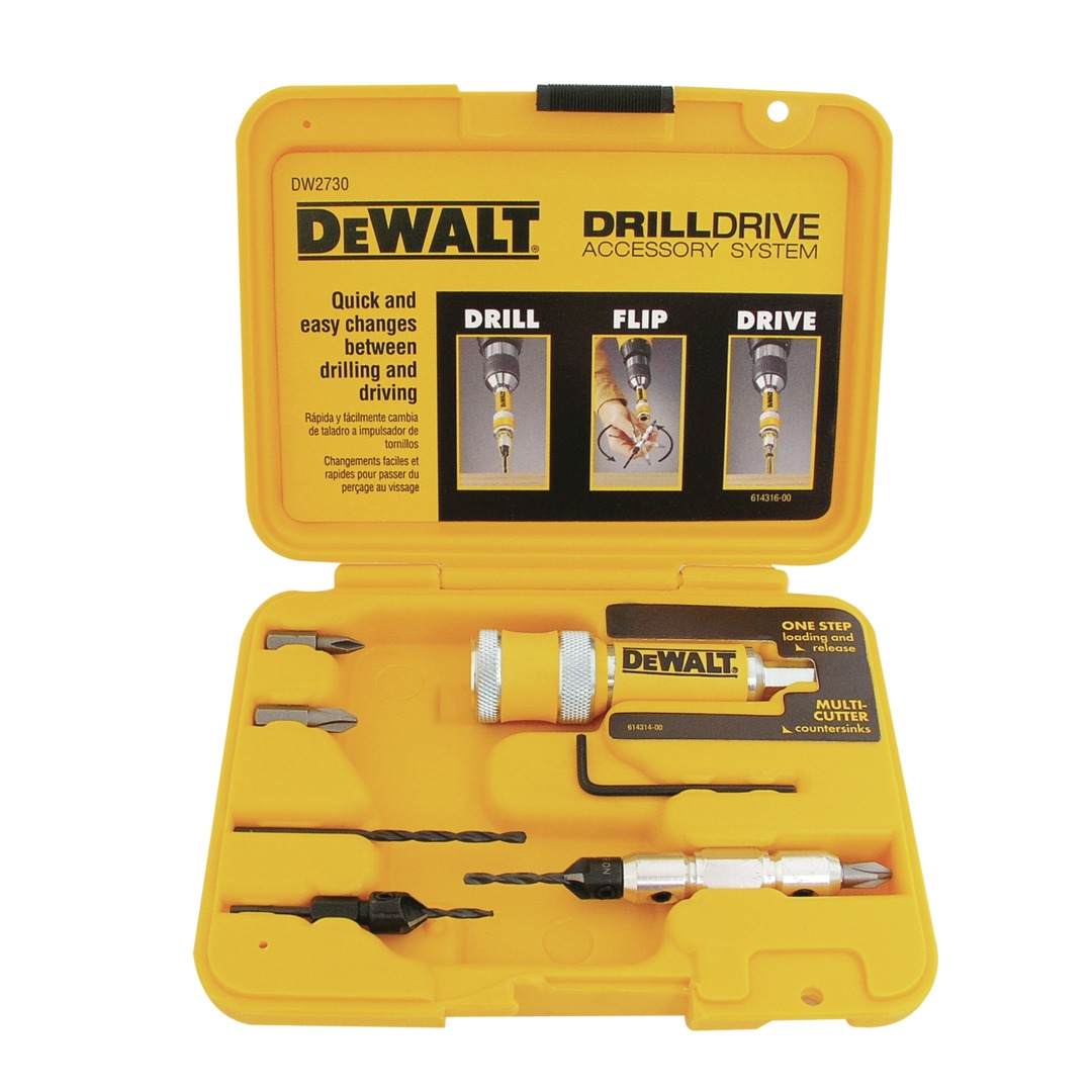 DEWALT - KIT PARA FURAR E PARAFUSAR - 8 PEÇAS