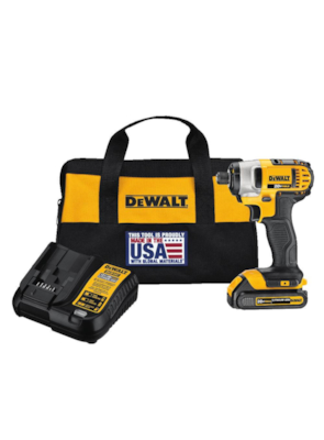 DEWALT - PARAFUSADEIRA DE IMPACTO 20 V - PRODUZIDA NOS EUA DEWALT - PARAFUSADEIRA DE IMPACTO 20 V - PRODUZIDA NOS EUA