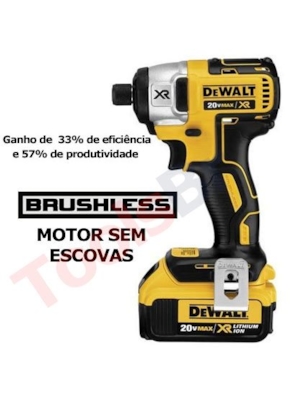 DEWALT - PARAFUSADEIRA DE IMPACTO SEM ESCOVA - 20 V - DCF886M2 DEWALT - PARAFUSADEIRA DE IMPACTO SEM ESCOVA - 20 V - DCF886M2