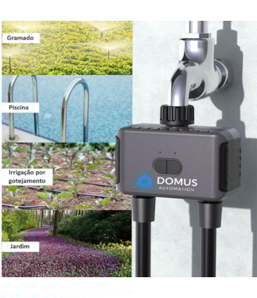 DOMUS - CONTROLADOR DE IRRIGAÇÃO INTELIGENTE WI-FI + BLUETOOTH