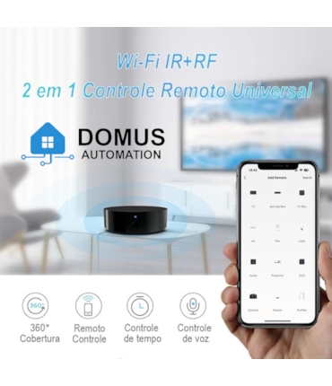 DOMUS - CONTROLE UNIVERSAL INTELIGENTE WIFI IR/RF