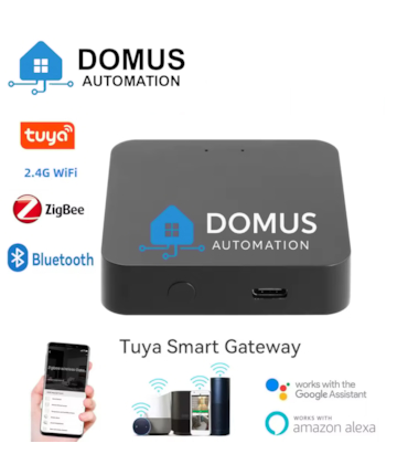 DOMUS - GATEWAY MULTIMODO WIFI + BLUETOOTH + ZIGBEE TUYA/SMART LIFE - PRETO
