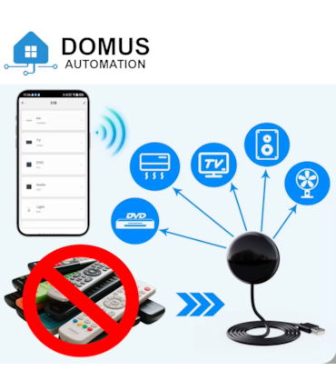 DOMUS - MINI CONTROLE UNIVERSAL INTELIGENTE WIFI E IR