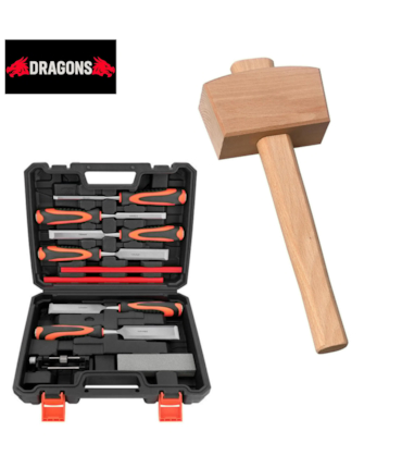 DRAGONS - KIT COMPLETO DE FORMÕES COM MACETE BEECHWOOD