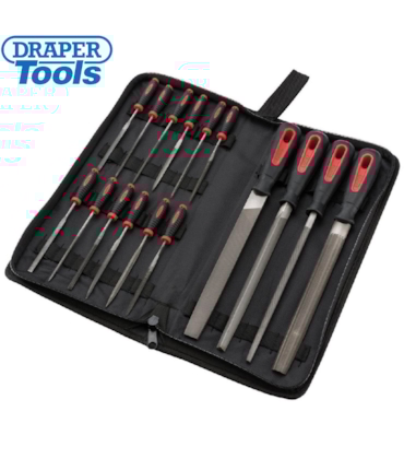 DRAPER - CONJUNTO COM 16 LIMAS E GROSAS