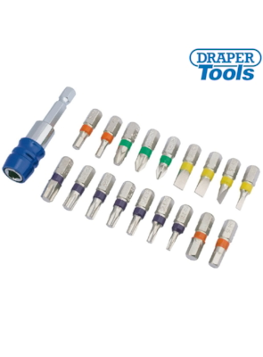 DRAPER - CONJUNTO DE 19 BITS MULTICOLORIDOS E CONECTOR RÁPIDO