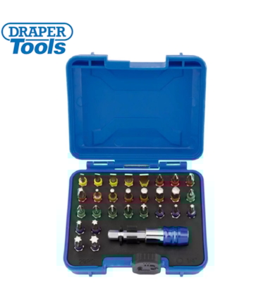 DRAPER - CONJUNTO DE 29 BITS MULTICOLORIDOS E CONECTOR RÁPIDO