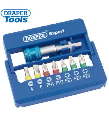 DRAPER - CONJUNTO DE 8 BITS MULTICOLORIDOS E CONECTOR RÁPIDO