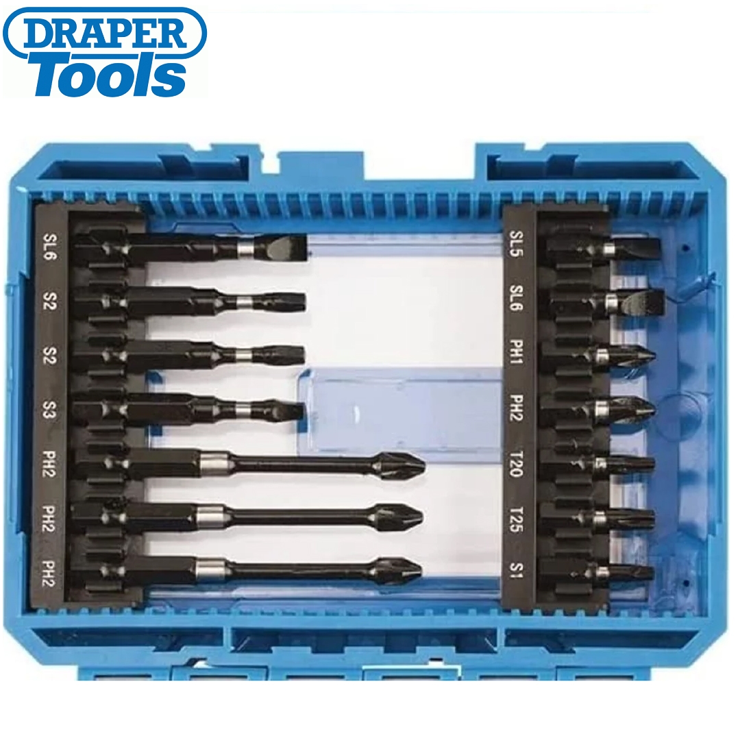 DRAPER - CONJUNTO DE BITS EXPERT - 26 PCS - Tools BR
