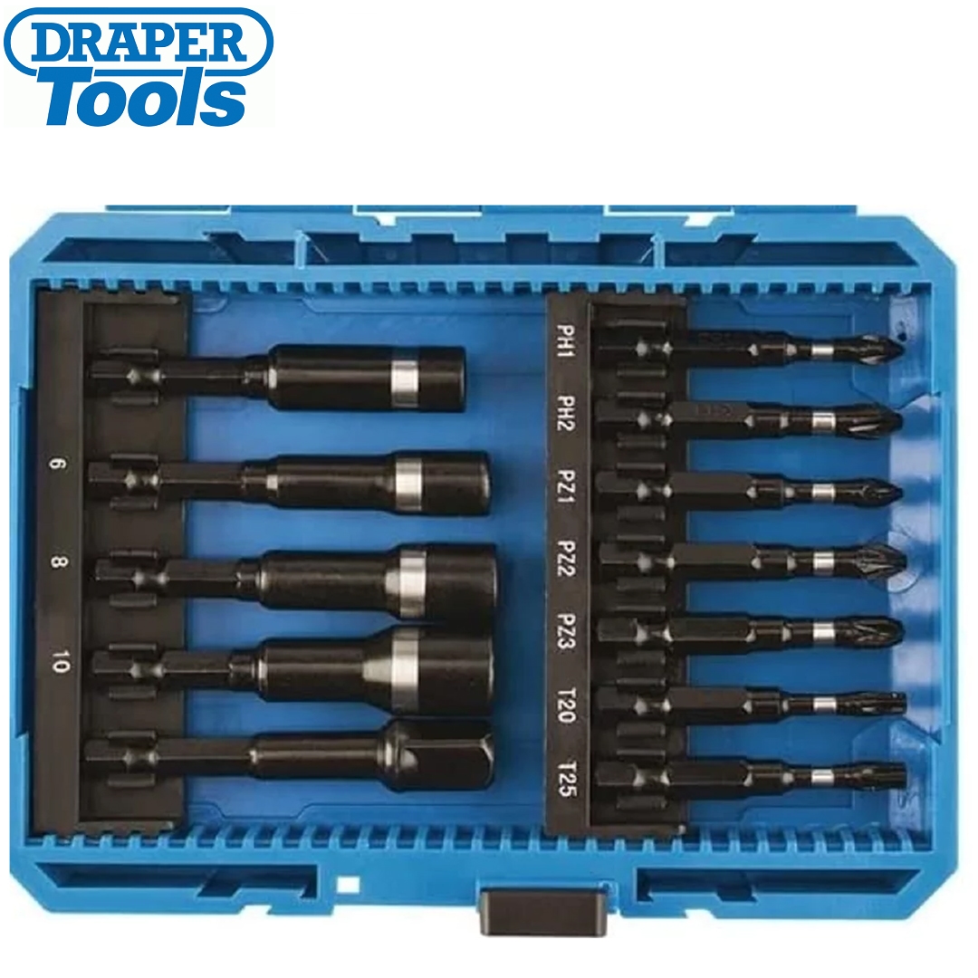 DRAPER - CONJUNTO DE BITS EXPERT - 26 PCS - Tools BR