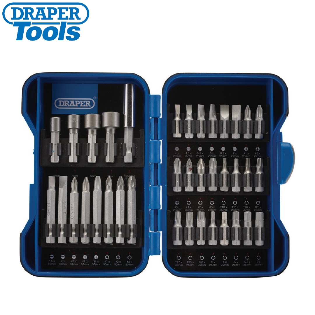 DRAPER - CONJUNTO DE BITS EXPERT - 37 PCS