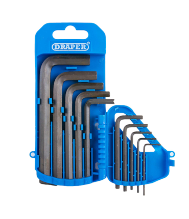DRAPER - CONJUNTO DE CHAVES ALLEN (POLEGADA) - 10 PCS