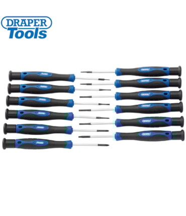 DRAPER - CONJUNTO DE CHAVES DE PRECISAO - 12 PCS DRAPER - CONJUNTO DE CHAVES DE PRECISAO - 12 PCS