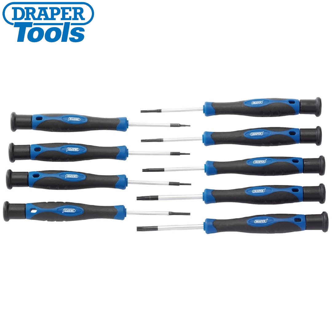 DRAPER - CONJUNTO DE CHAVES TORX DE PRECISAO - 9 PCS