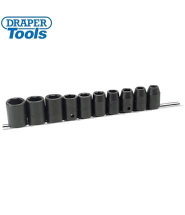 DRAPER - CONJUNTO DE SOQUETES DE IMPACTO - 1/2 DRAPER - CONJUNTO DE SOQUETES DE IMPACTO - 1/2