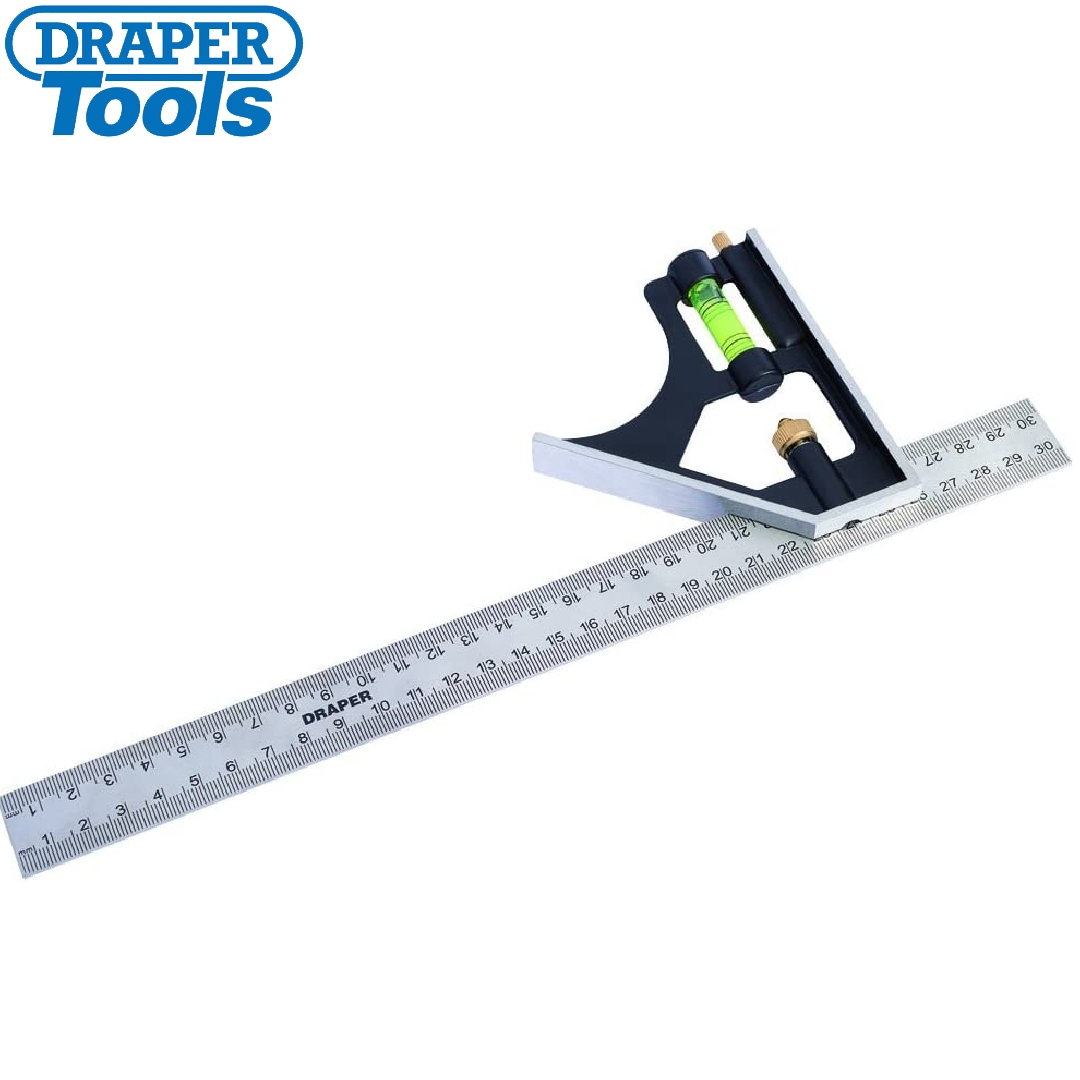 DRAPER - ESQUADRO COMBINADO REDLINE - 30 CM