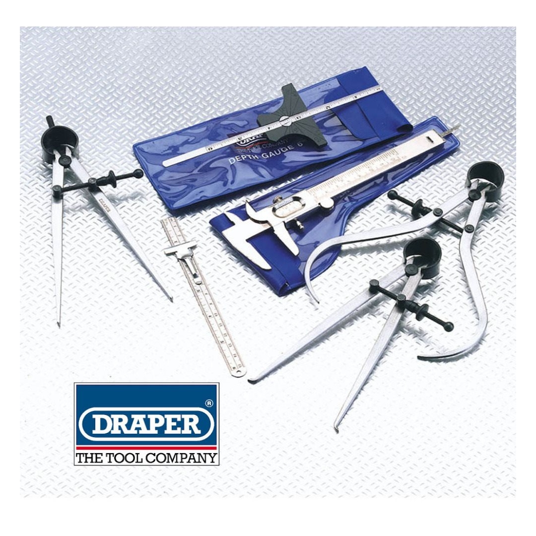 DRAPER - KIT PARA MEDIÇÕES COM 6 PEÇAS