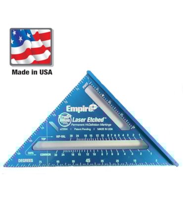 EMPIRE LEVEL - HIGH DEFINITION RAFTER SQUARE - ESQUADRO DE ALTA DEFINIÇÃO EMPIRE LEVEL - HIGH DEFINITION RAFTER SQUARE - ESQUADRO DE ALTA DEFINIÇÃO